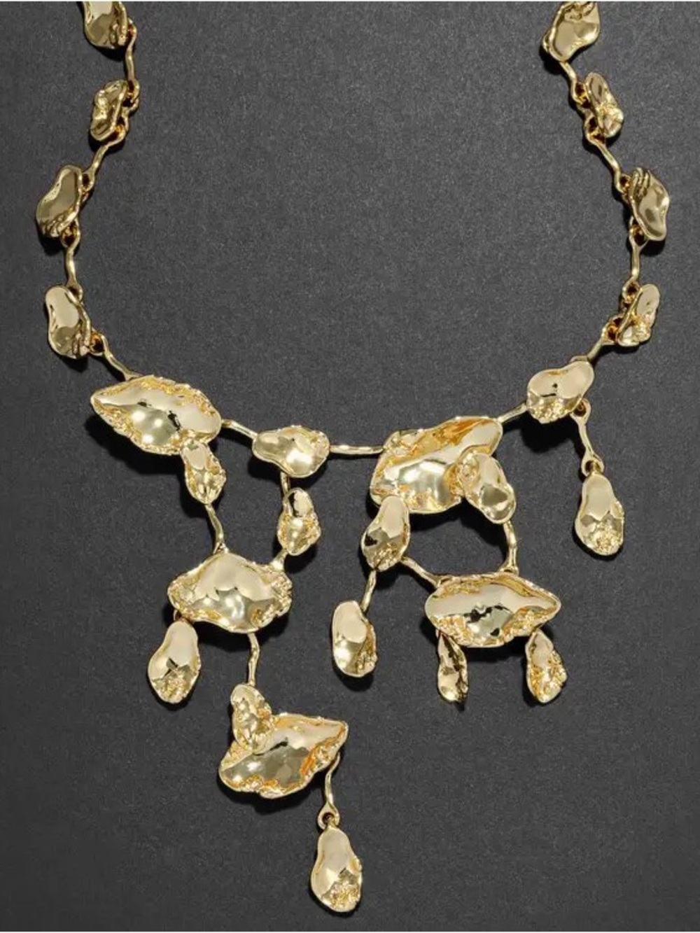 NWOT Alexis Bittar Gold Necklace